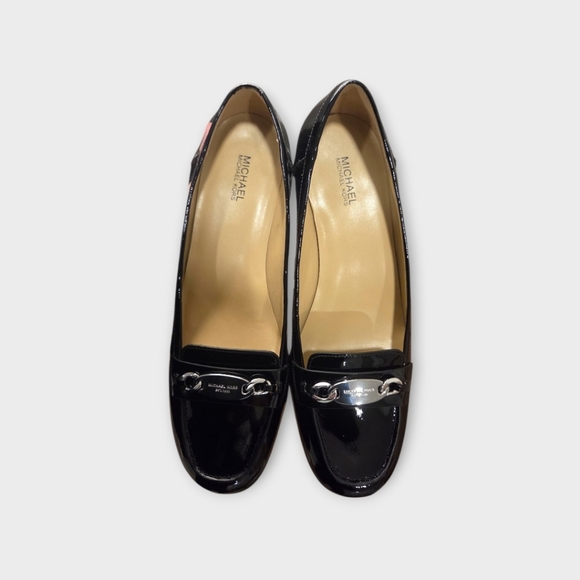 Michael Kors Lainey Mid Dress Loafer – Patent Black, Size 9 - Picture 9 of 13
